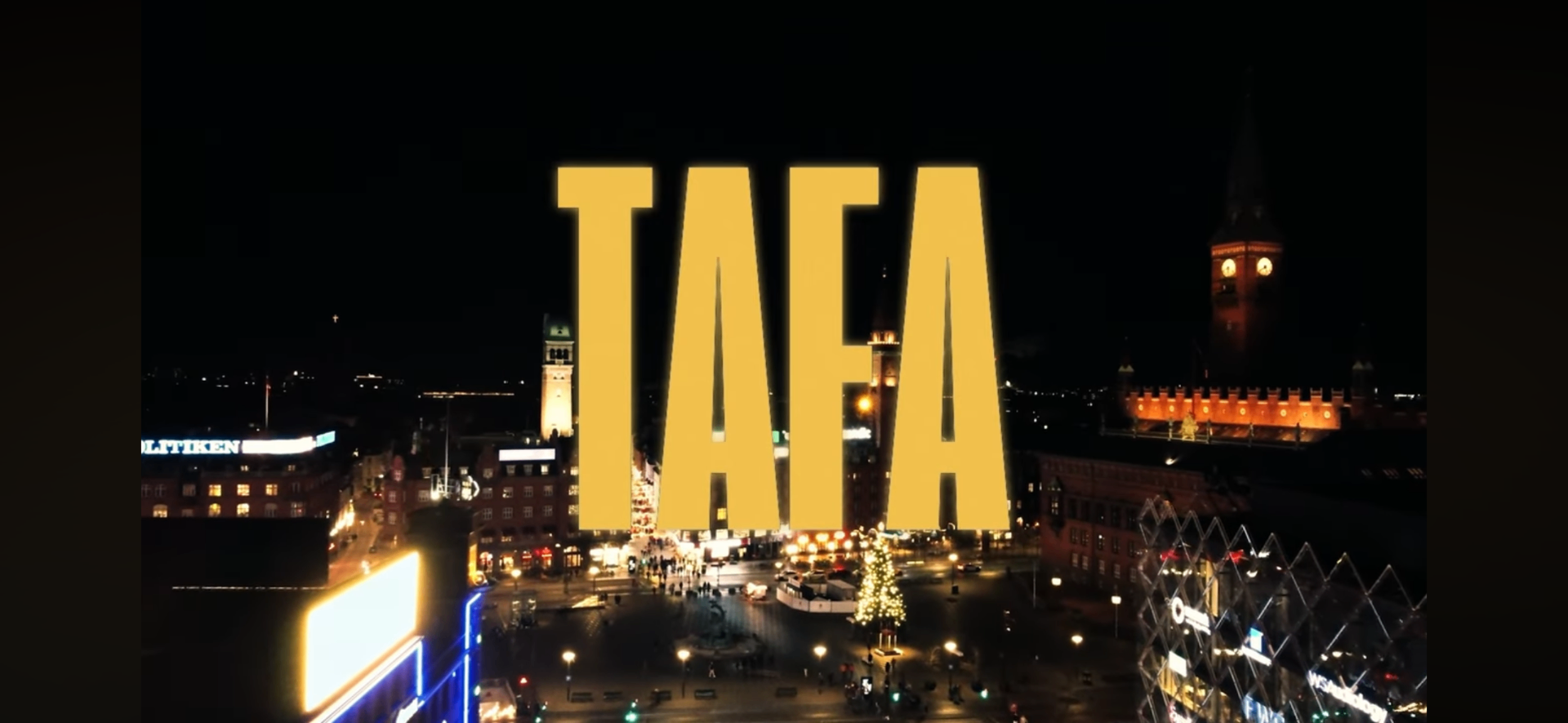 Tafa, Stjerneskud music video still, Copenhagen at night
